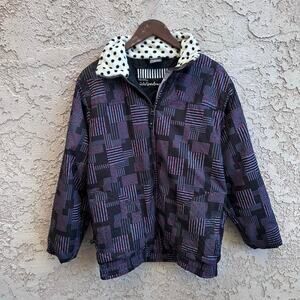 Ride Snowboards Geo Print Snow Ski Jacket Size Youth XL 14–16